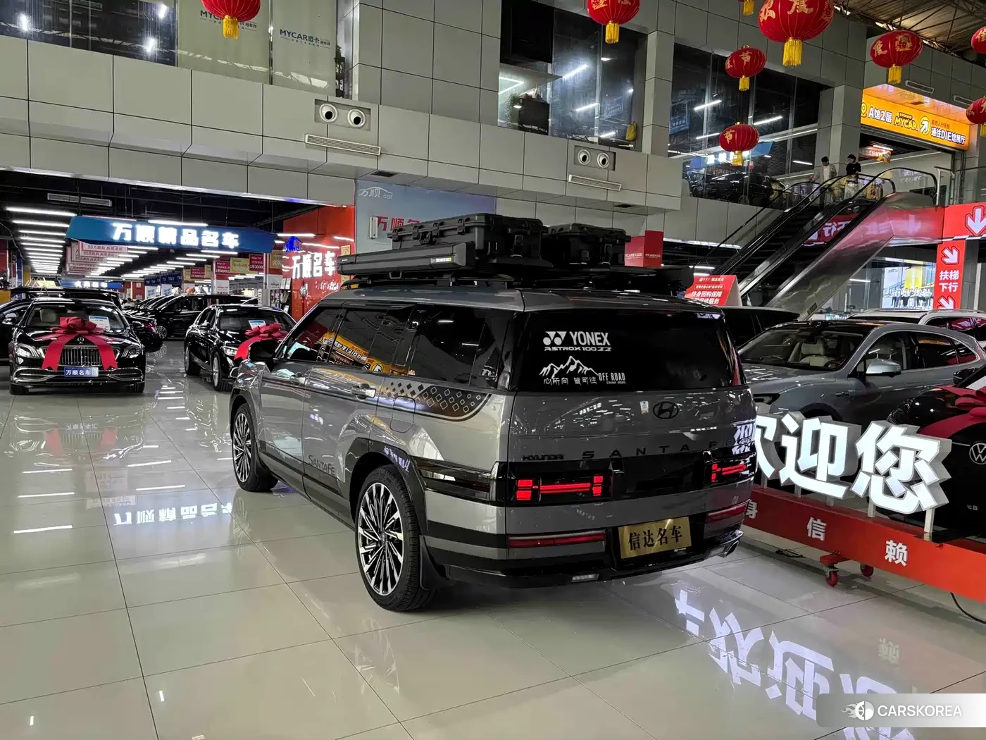 Hyundai Santa Fe 2024 Синий из Китая, фото 3