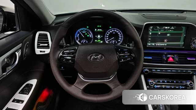 Hyundai Grandeur IG Hybrid 2018 Черный из Кореи, фото 3