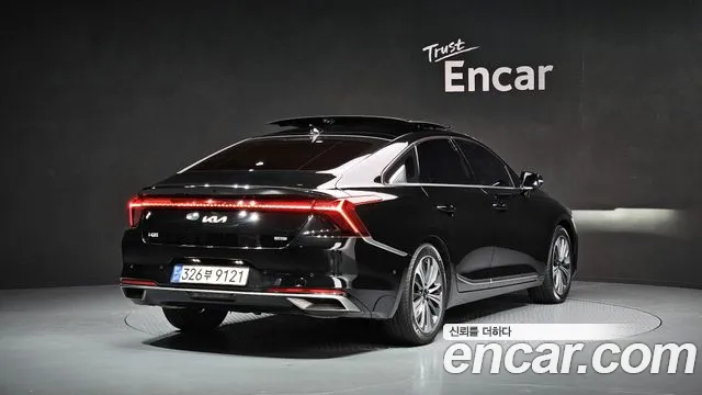 Kia K8 Hybrid 2021 Черный из Кореи, фото 3