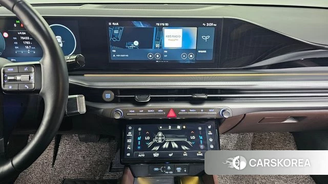 Hyundai Grandeur Hybrid (GN7) 2023 Черный из Кореи, фото 3