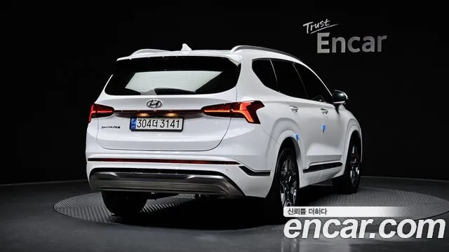 Hyundai The New Santa Fe 2023 Белый из Кореи, фото 3