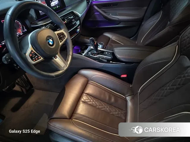 BMW 5 Series (G30) 2020 Белый из Кореи, фото 3