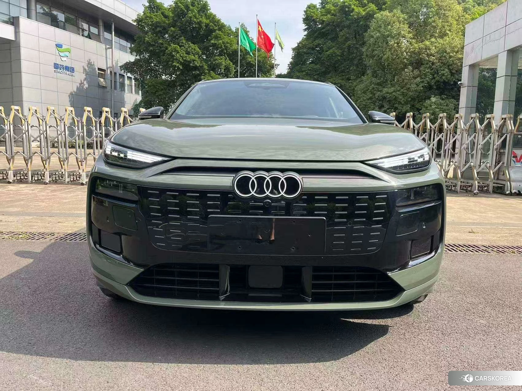 Audi Q6L e-tron 2025 Зеленый из Китая, фото 3