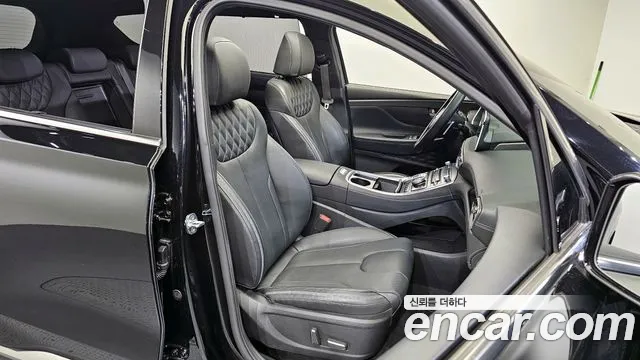 Hyundai The New Santa Fe 2022 Черный из Кореи, фото 3