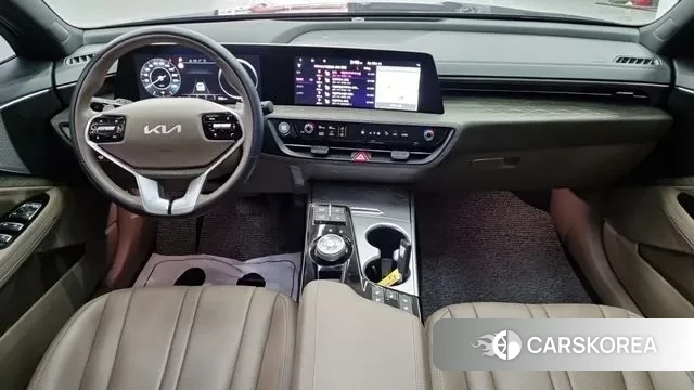 Kia K8 2023 Темно-зеленый из Кореи, фото 3