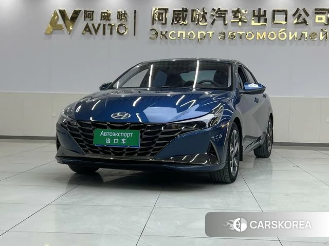 Hyundai Elantra 2022 Синий из Китая, фото 3