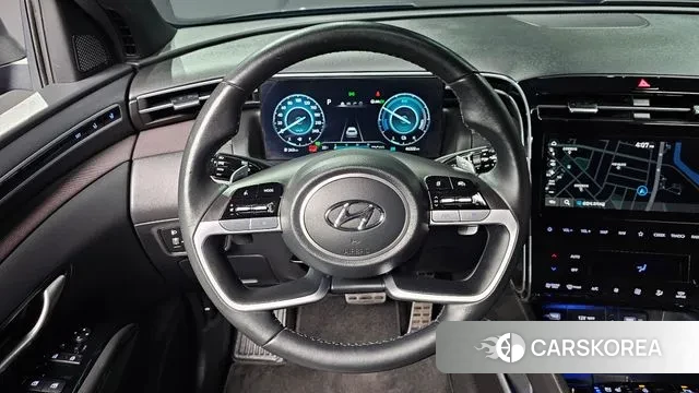 Hyundai Tucson Hybrid (NX4) 2023 Черный из Кореи, фото 3