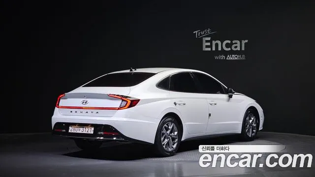 Hyundai Sonata (DN8) 2021 Белый из Кореи, фото 3