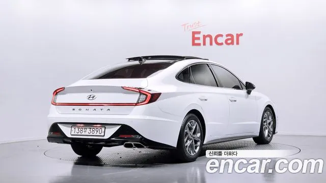 Hyundai Sonata (DN8) 2020 Белый из Кореи, фото 3