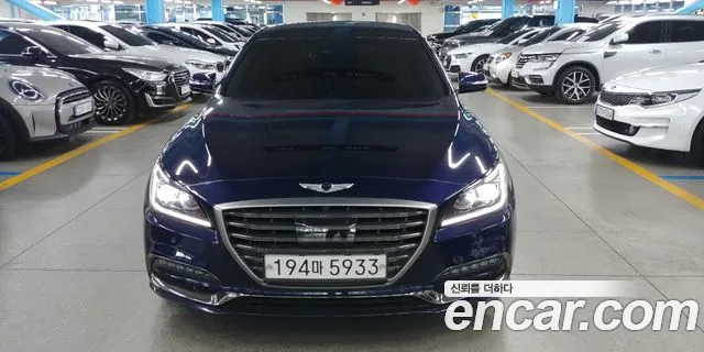Genesis G80 2020 Синий из Кореи, фото 3