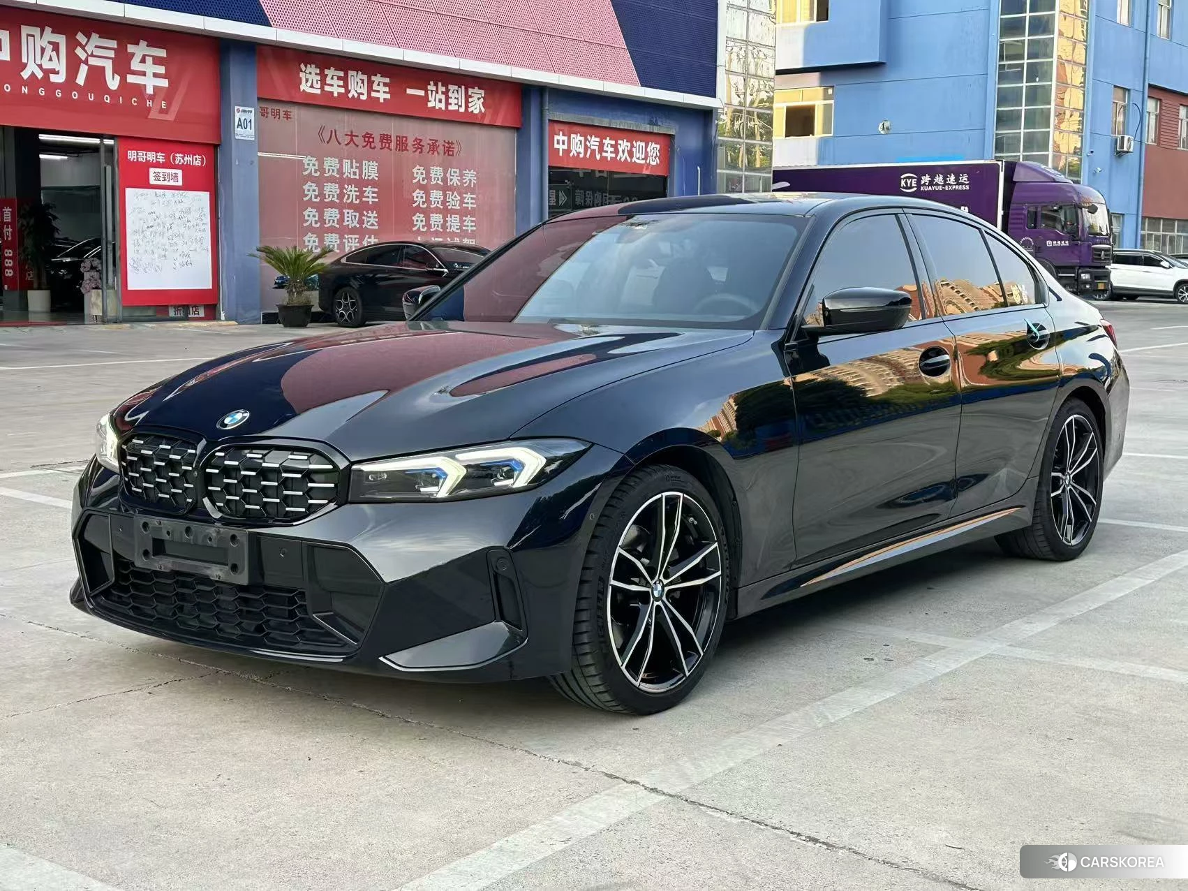 BMW 3 series 2022 Черный из Китая, фото 3