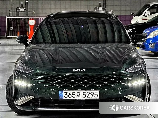 Kia K8 Hybrid 2022 Темно-зеленый из Кореи, фото 3