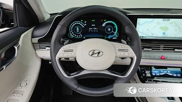 Hyundai The New Grandeur IG Hybrid 2022 Черный из Кореи, фото 3