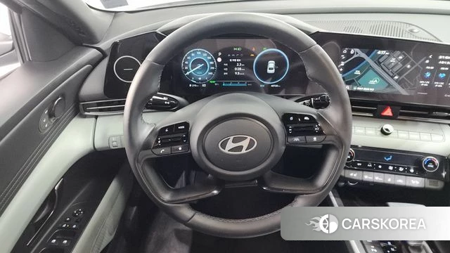 Hyundai The New Avante Hybrid (CN7) 2023 Серебряный из Кореи, фото 3