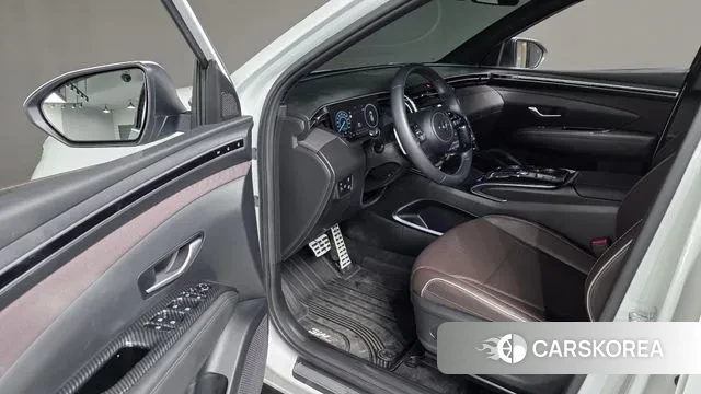 Hyundai Tucson Hybrid (NX4) 2023 Белый из Кореи, фото 3