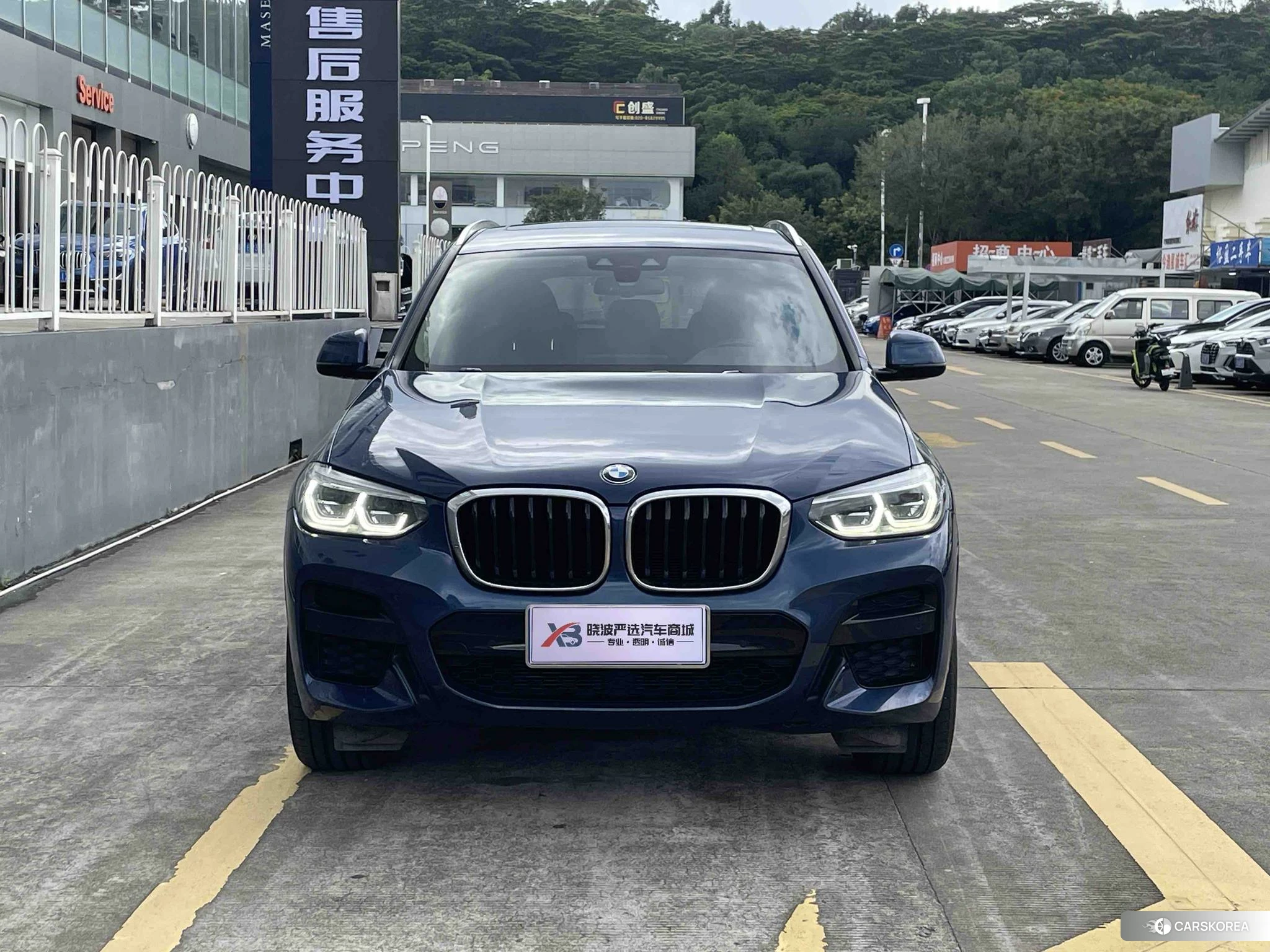 BMW X3 2021 Синий из Китая, фото 3