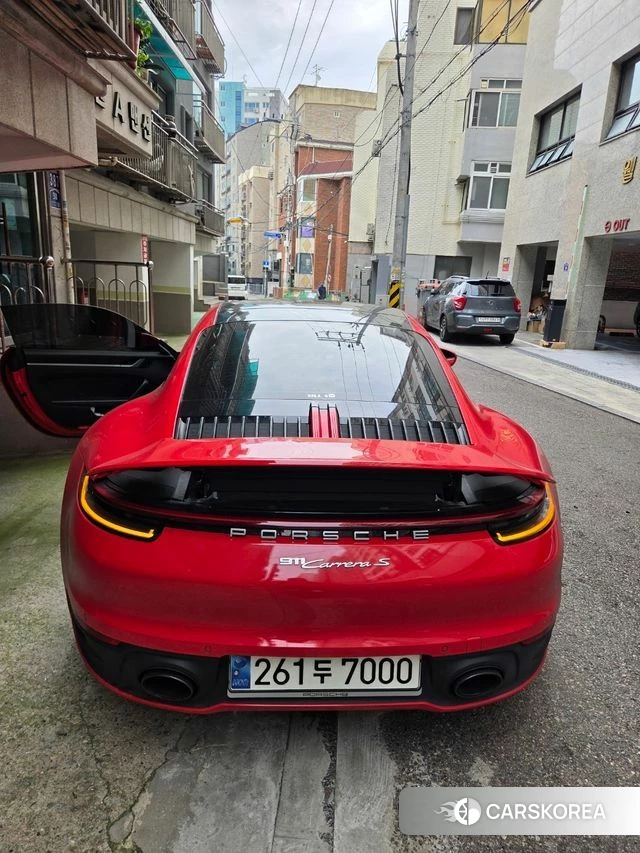 Porsche 911(992) 2020 Красный из Кореи, фото 3