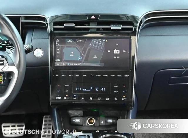 Hyundai Tucson Hybrid (NX4) 2021 Черный из Кореи, фото 3