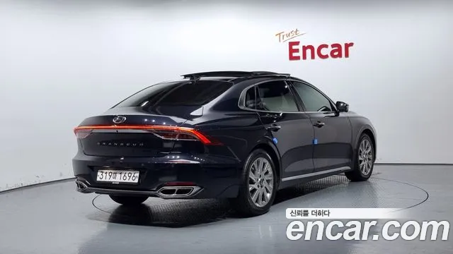 Hyundai The New Grandeur IG Hybrid 2021 Синий из Кореи, фото 3