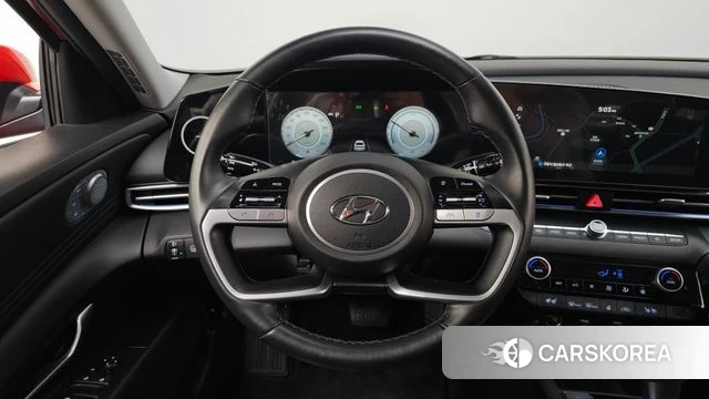 Hyundai Avante Hybrid (CN7) 2020 Красный из Кореи, фото 3