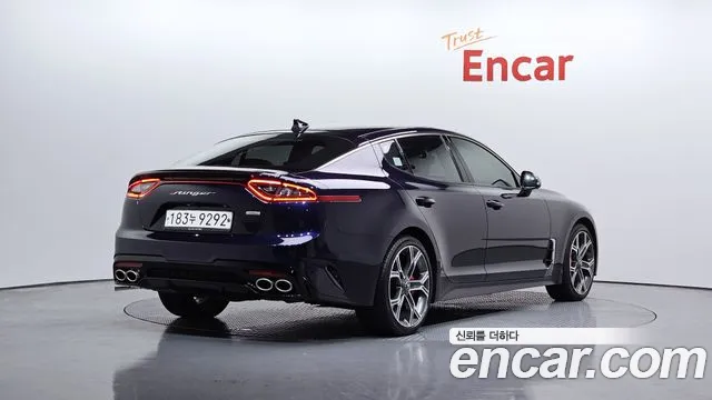 Kia Stinger 2019 Синий из Кореи, фото 3