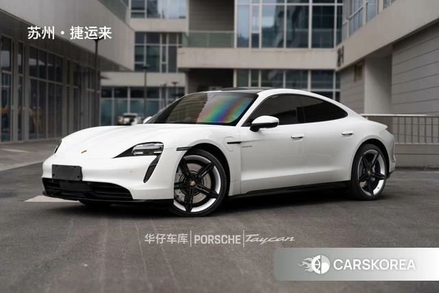 Porsche Taycan 2022 Белый из Китая, фото 3