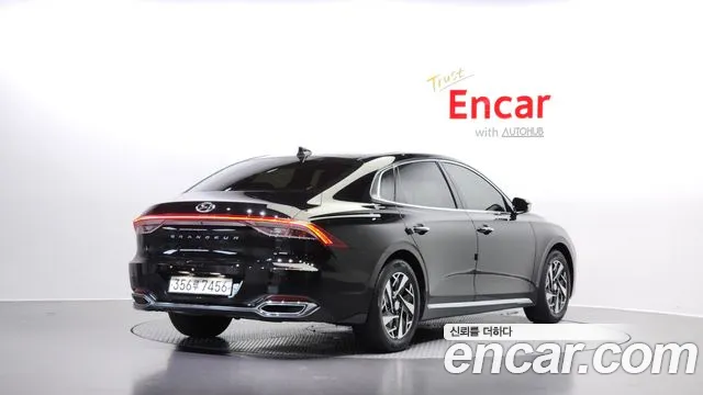 Hyundai The New Grandeur IG Hybrid 2020 Черный из Кореи, фото 3