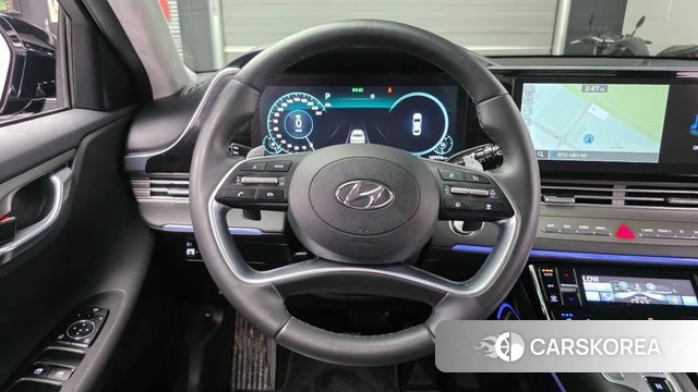 Hyundai The New Grandeur IG Hybrid 2022 Черный из Кореи, фото 3