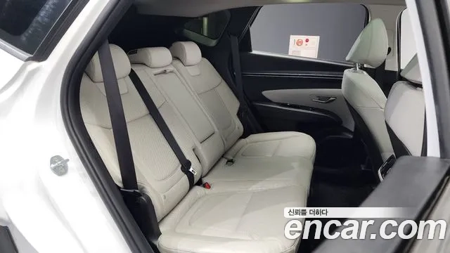 Hyundai Tucson Hybrid (NX4) 2021 Белый из Кореи, фото 3