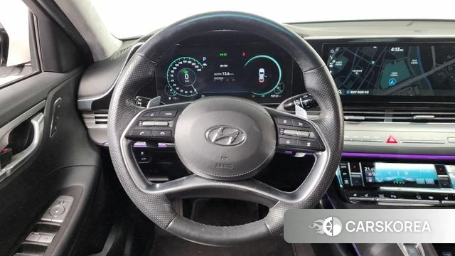Hyundai The New Grandeur IG Hybrid 2020 Белый из Кореи, фото 3