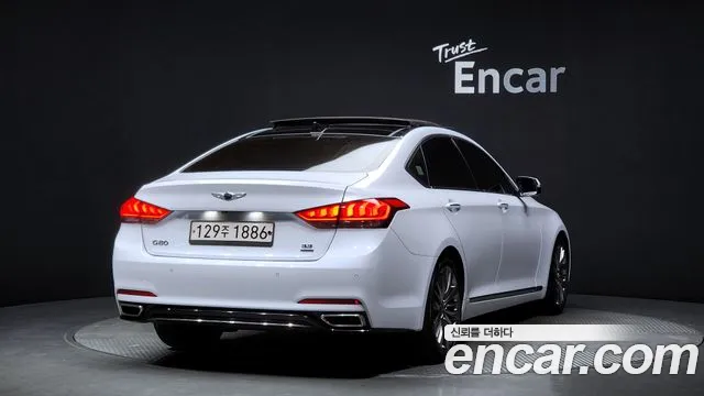 Genesis G80 2018 Белый из Кореи, фото 3