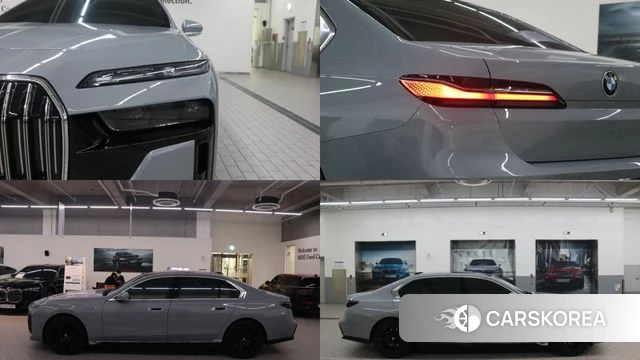 BMW 7 Series (G70) 2023 Небесно-голубой из Кореи, фото 3