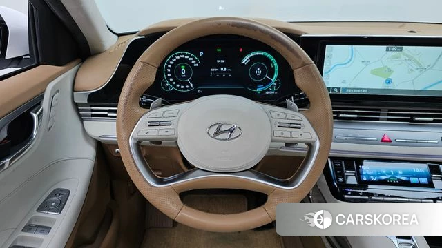 Hyundai The New Grandeur IG Hybrid 2022 Белый из Кореи, фото 3