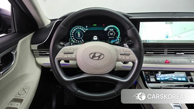 Hyundai The New Grandeur IG Hybrid 2021 Синий из Кореи, фото 3