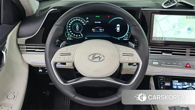 Hyundai The New Grandeur IG Hybrid 2022 Черный из Кореи, фото 3