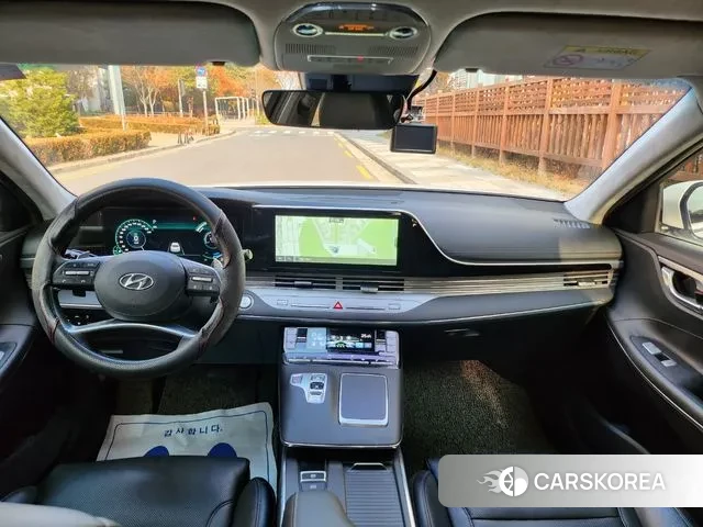 Hyundai The New Grandeur IG Hybrid 2021 Белый из Кореи, фото 3