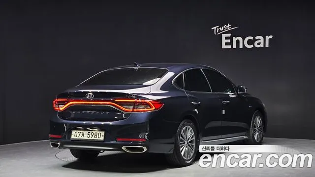 Hyundai Grandeur IG Hybrid 2018 Синий из Кореи, фото 3