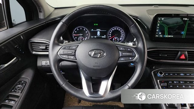 Hyundai The New Santa Fe 2023 Черный из Кореи, фото 3