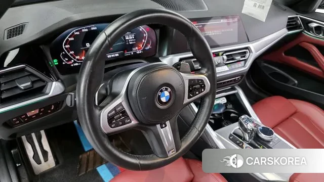 BMW 4 Series (G22) 2022 Темно-зеленый из Кореи, фото 3