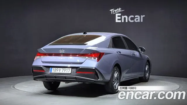 Hyundai The New Avante (CN7) 2023 Синий из Кореи, фото 3