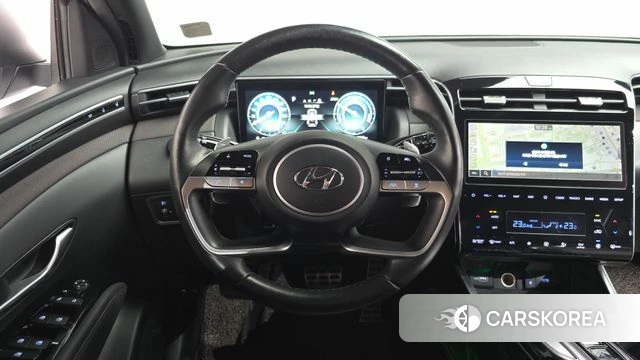 Hyundai Tucson Hybrid (NX4) 2021 Белый из Кореи, фото 3
