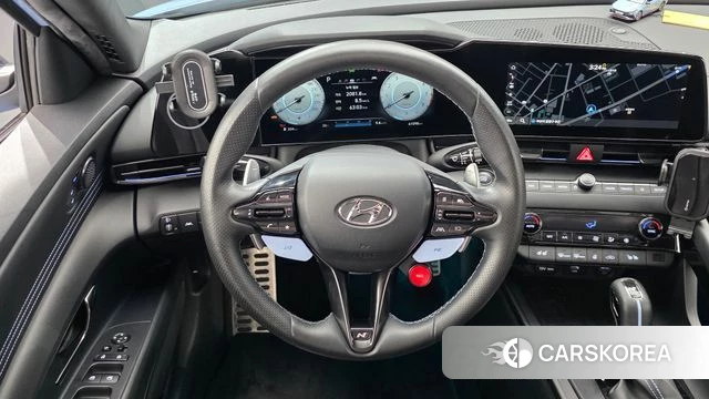 Hyundai Avante (CN7) 2022 Небесно-голубой из Кореи, фото 3
