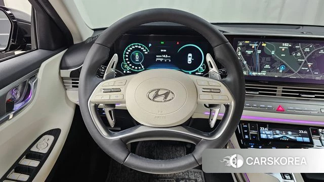 Hyundai The New Grandeur IG Hybrid 2021 Черный из Кореи, фото 3