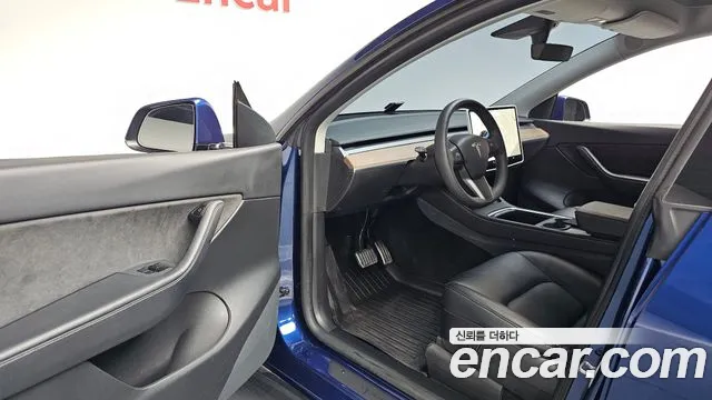 Tesla Model Y 2021 Синий из Кореи, фото 3