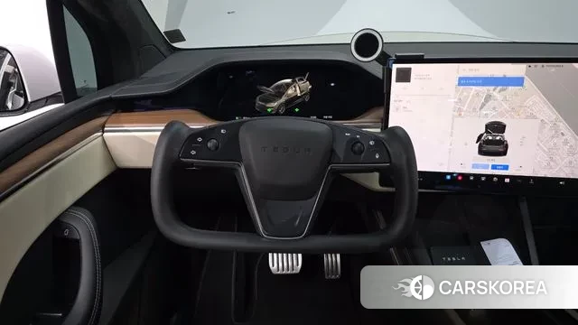 Tesla Model X 2023 Серебристо-серый из Кореи, фото 3