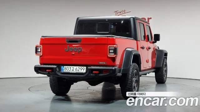Jeep Gladiator (JT) 2021 Красный из Кореи, фото 3