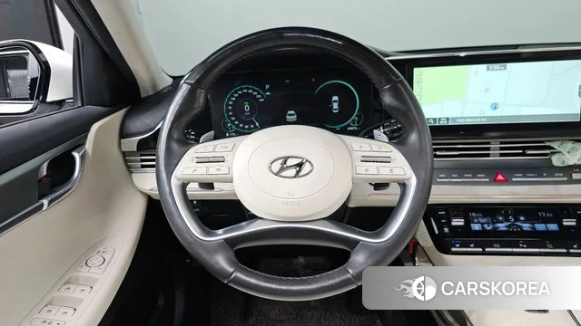 Hyundai The New Grandeur IG Hybrid 2021 Белый из Кореи, фото 3