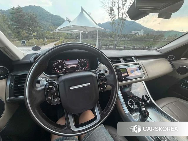 Land Rover Range Rover Sport 2nd Generation 2018 Черный двухцветный из Кореи, фото 3