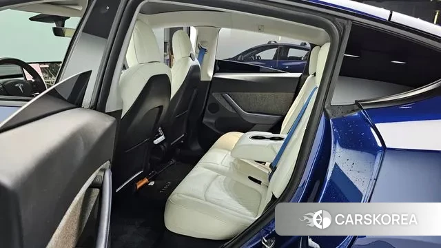 Tesla Model Y 2021 Синий из Кореи, фото 3