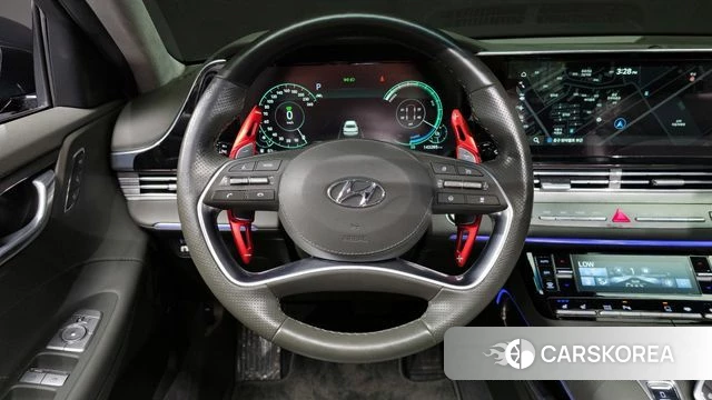 Hyundai The New Grandeur IG Hybrid 2021 Синий из Кореи, фото 3
